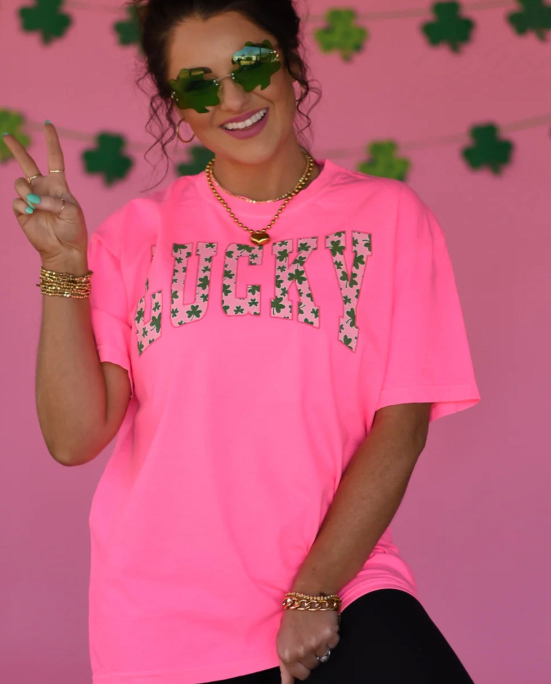 Lucky Shamrock Arch Tee
