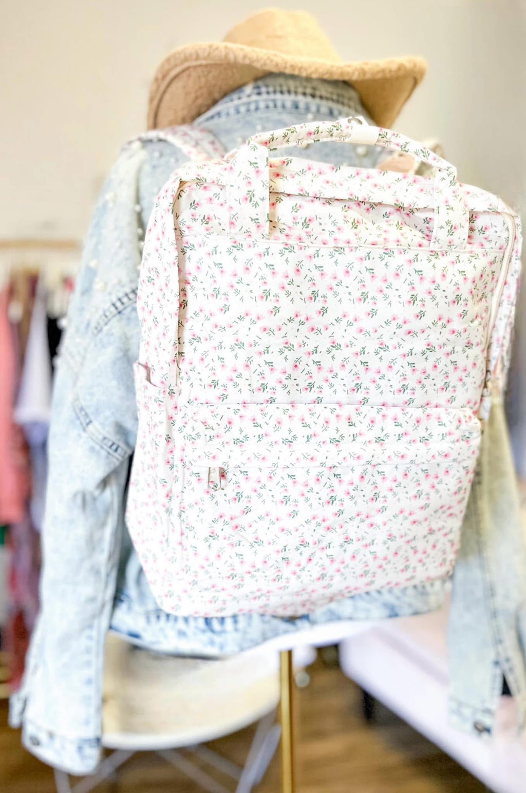 Floral Print Backpacks