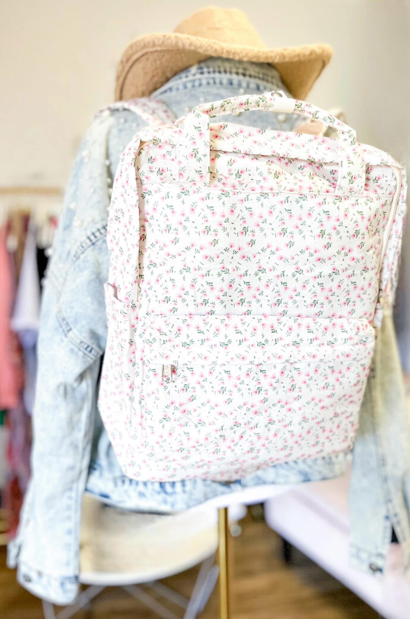 Floral Print Backpacks