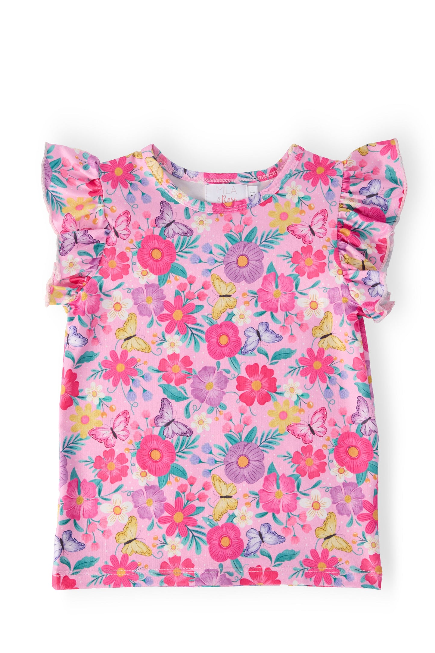 Fluttering Garden S/S Ruffle Tee Mila & Rose ®