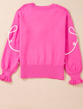 Load image into Gallery viewer, Corded Flower Bow Sweater
