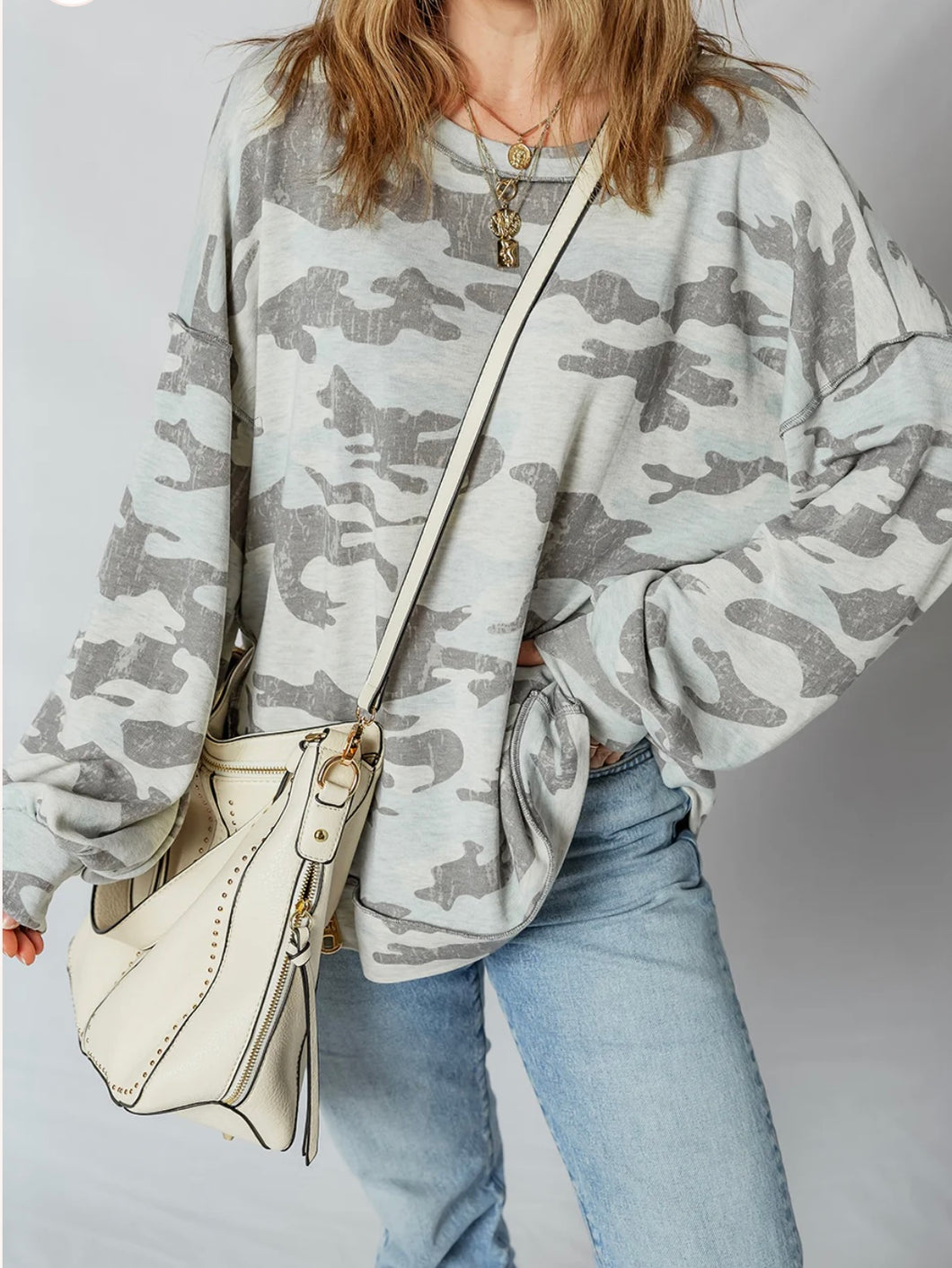 Retro Camo Sweatshirt