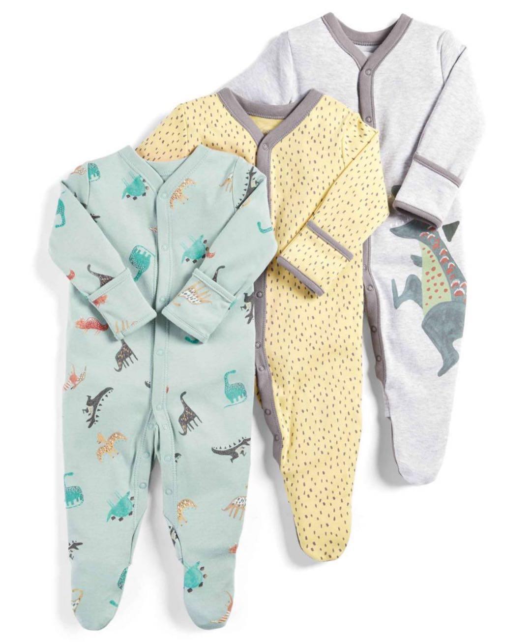 3pcs Set Baby Romper Newborn Sleep suit Flower Baby Rompers Infant Baby Clothes Long Sleeve Newborn Jumpsuits Pajamas for Kids Stevvex
