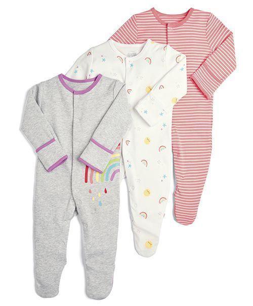 3pcs Set Baby Romper Newborn Sleep suit Flower Baby Rompers Infant Baby Clothes Long Sleeve Newborn Jumpsuits Pajamas for Kids Stevvex