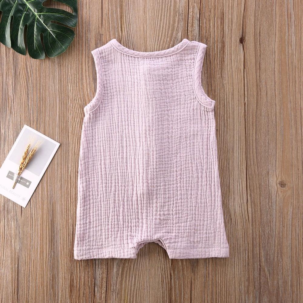 Baby Romper Sleeveless Newborn Baby Girl Boy Clothes Cactus Print Romper Jumpsuit Soft Baby Outfit One Piece Jumpsuit Pajamas Stevvex