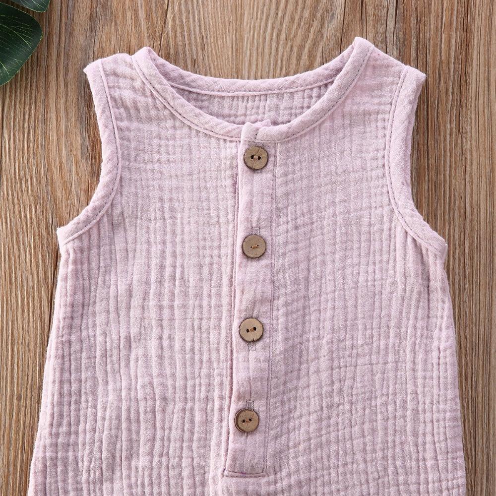 Baby Romper Sleeveless Newborn Baby Girl Boy Clothes Cactus Print Romper Jumpsuit Soft Baby Outfit One Piece Jumpsuit Pajamas Stevvex
