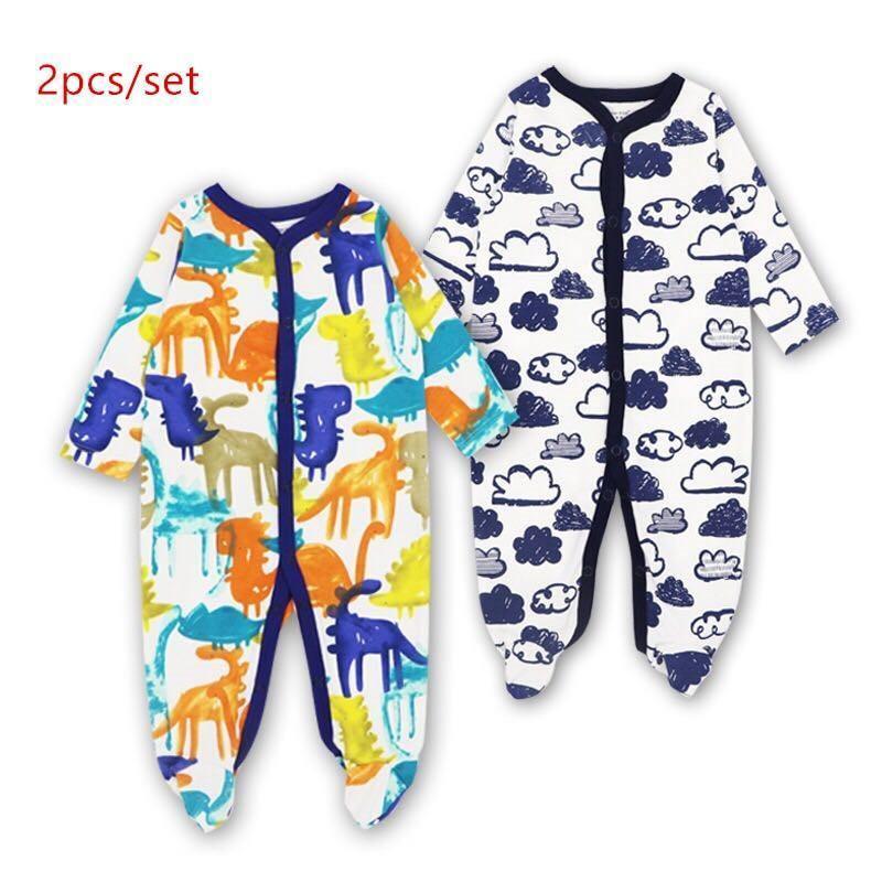 3pcs Set Baby Romper Newborn Sleep suit Flower Baby Rompers Infant Baby Clothes Long Sleeve Newborn Jumpsuits Pajamas for Kids Stevvex