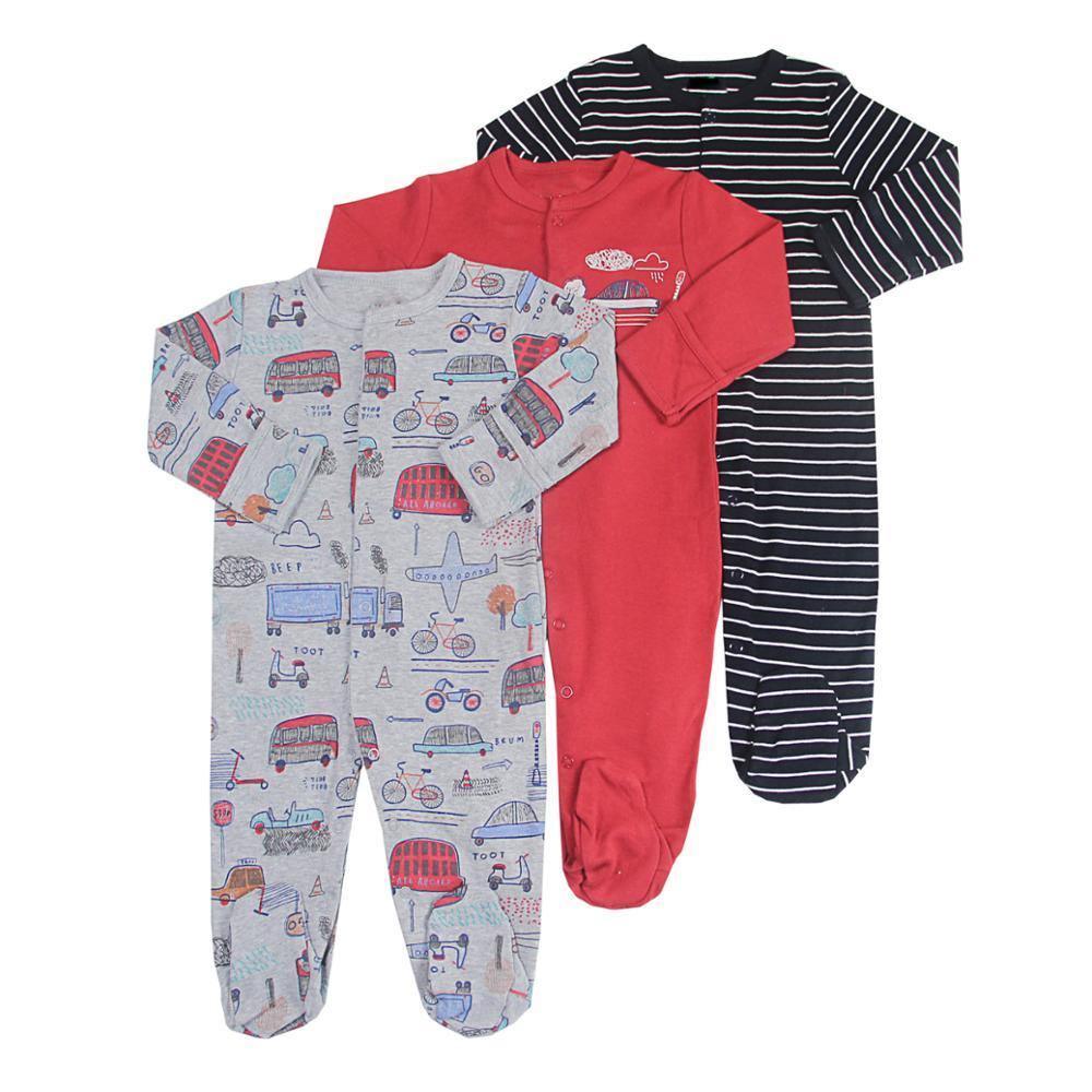 3pcs Set Baby Romper Newborn Sleep suit Flower Baby Rompers Infant Baby Clothes Long Sleeve Newborn Jumpsuits Pajamas for Kids Stevvex