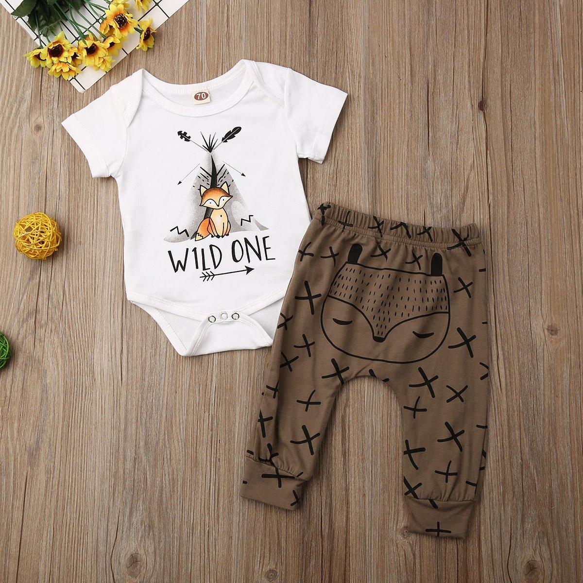 Cartoon Animals Print Short Sleeve Romper for Newborn Baby Boy/Girl Clothes In Autmn Style For Boys And Girls Stevvex