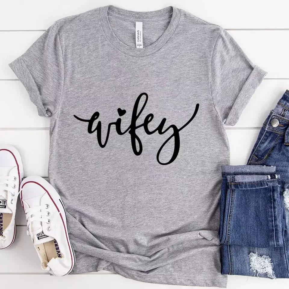 Hubby & Wifey Couple T-shirt