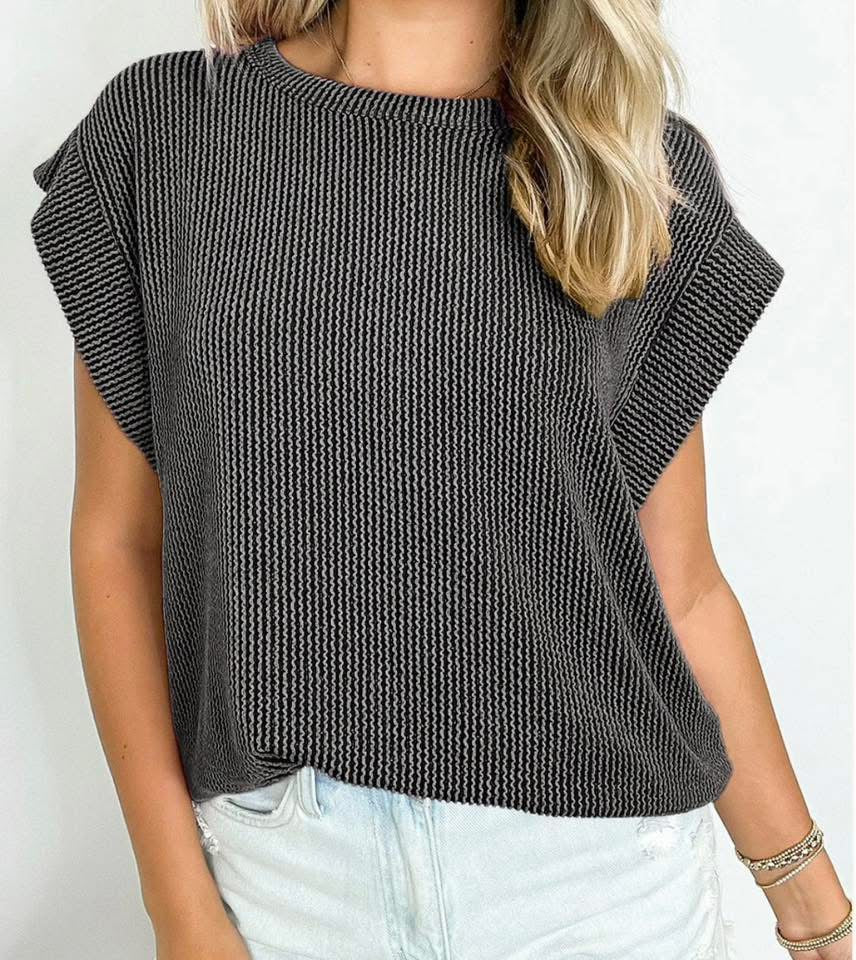 Twisted Ribbed Top