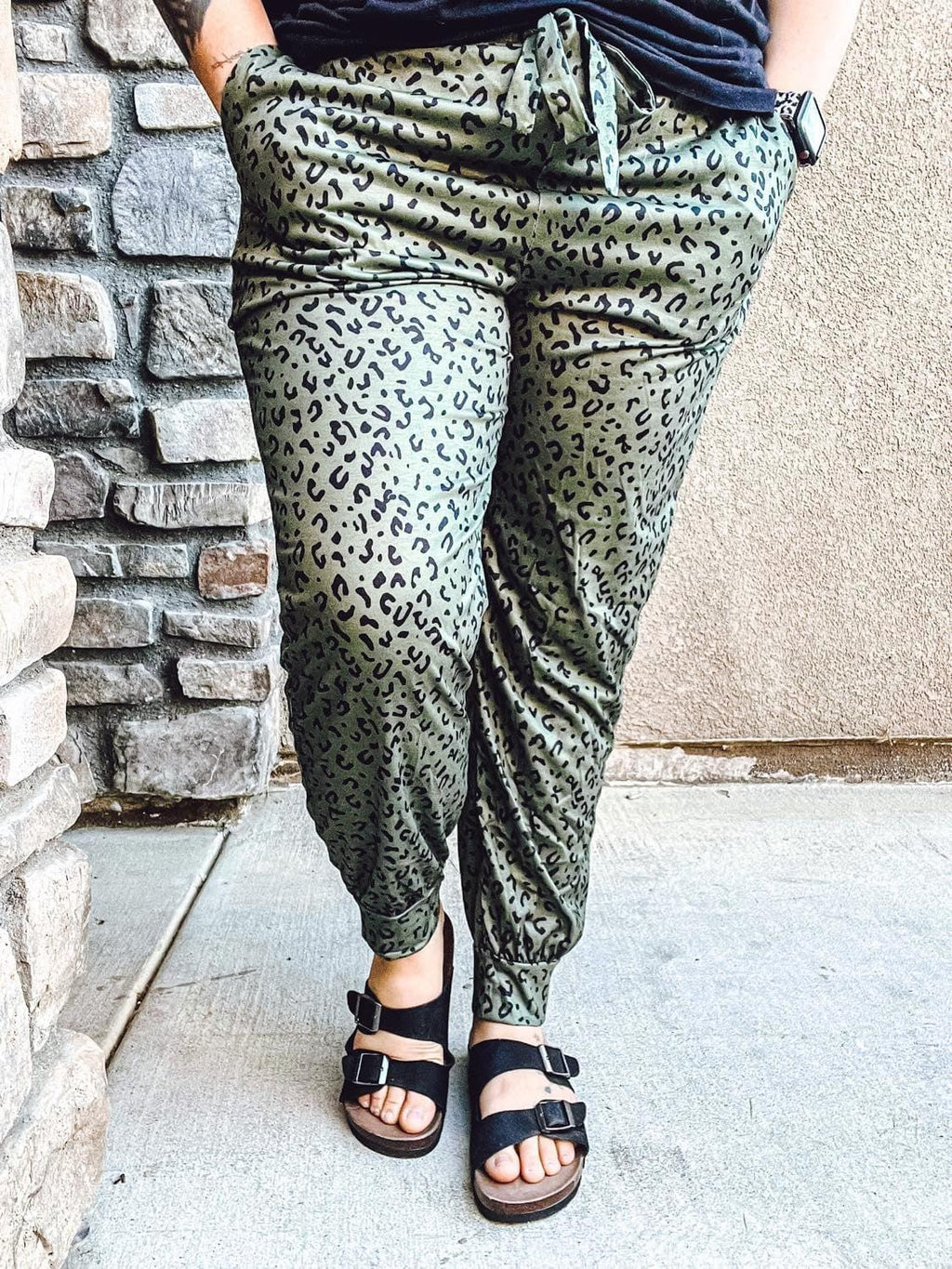Leopard Print Joggers