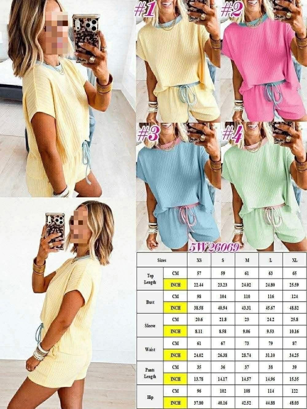 BRIGHT VIBES SOFT RIBBED SETS
