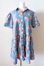 Load image into Gallery viewer, The Clover Floral Denim Dress
