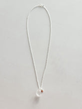 Load image into Gallery viewer, &quot;Shelly Seaglass&quot; White Silver Necklace
