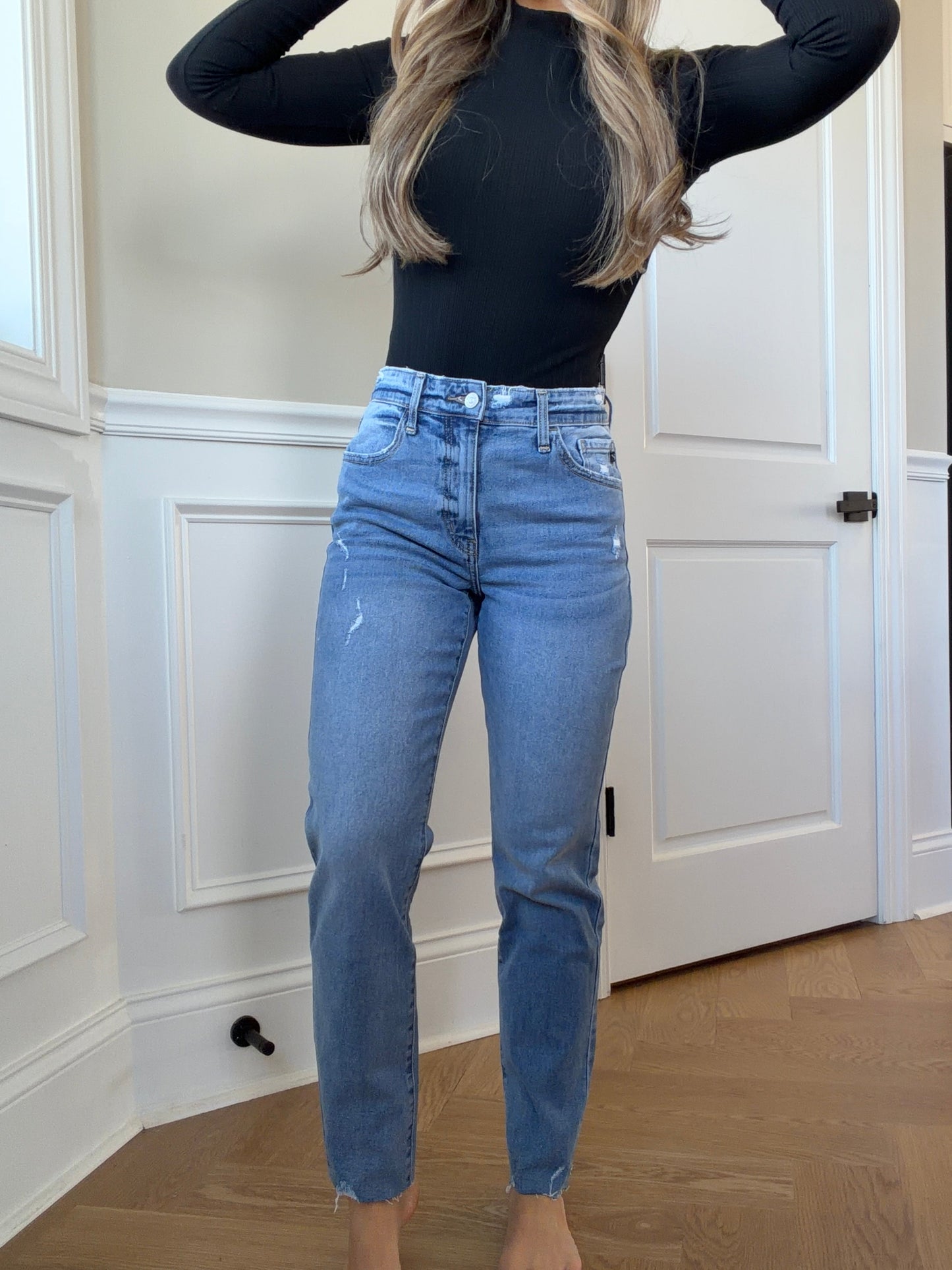 Holly High Rise Straight Leg Jeans Willow Boutique