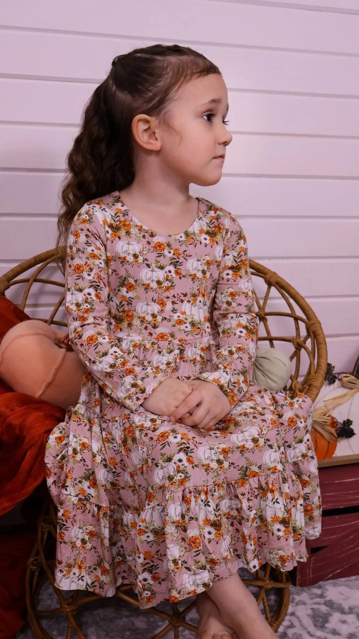 Long Sleeve Twirl Dress & Short Set