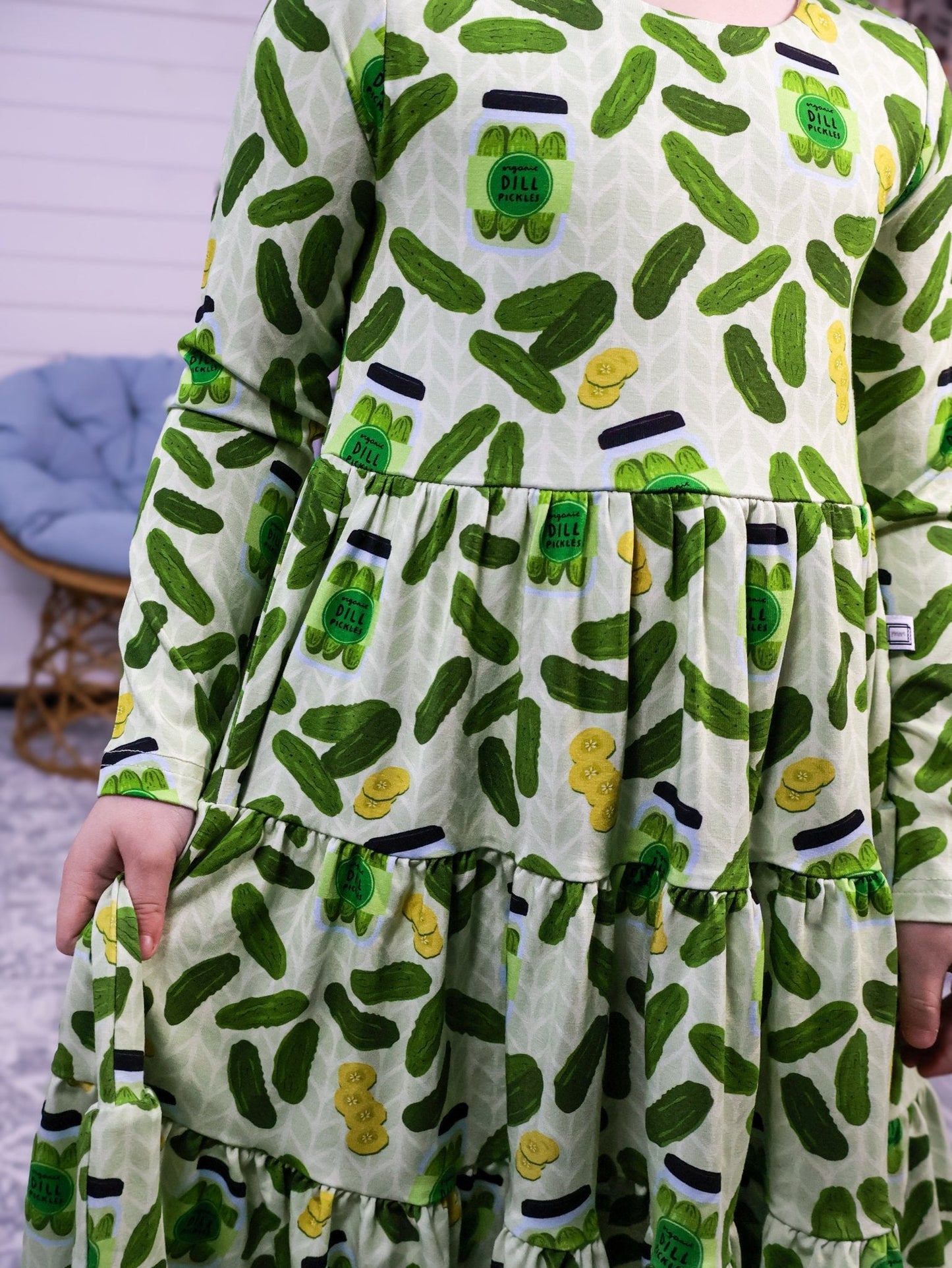 Long Sleeve Twirl Dress & Short Set