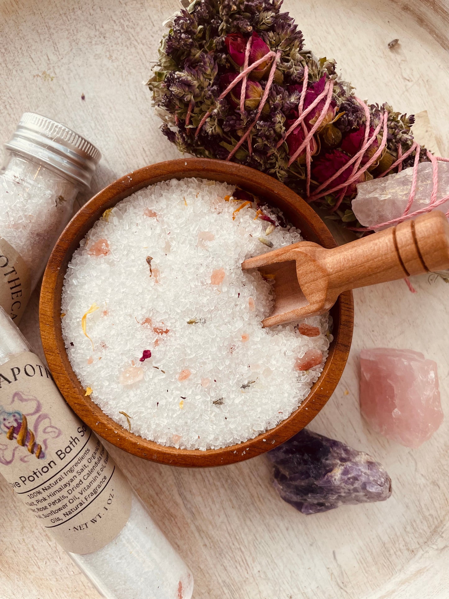 Love Potion Herbal Bath Salt Tube