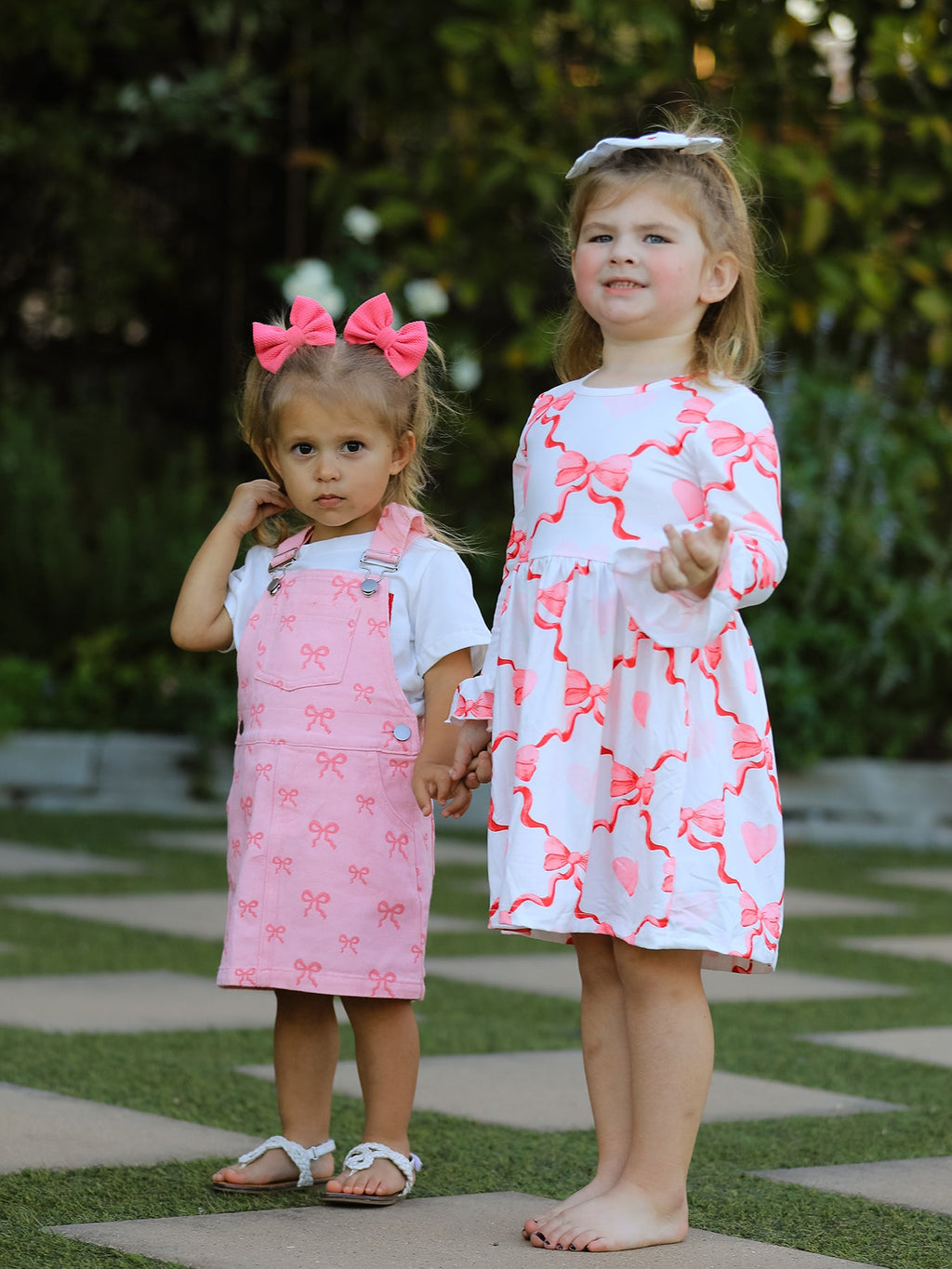 Valentine's Day Milk Silk Girls Dress