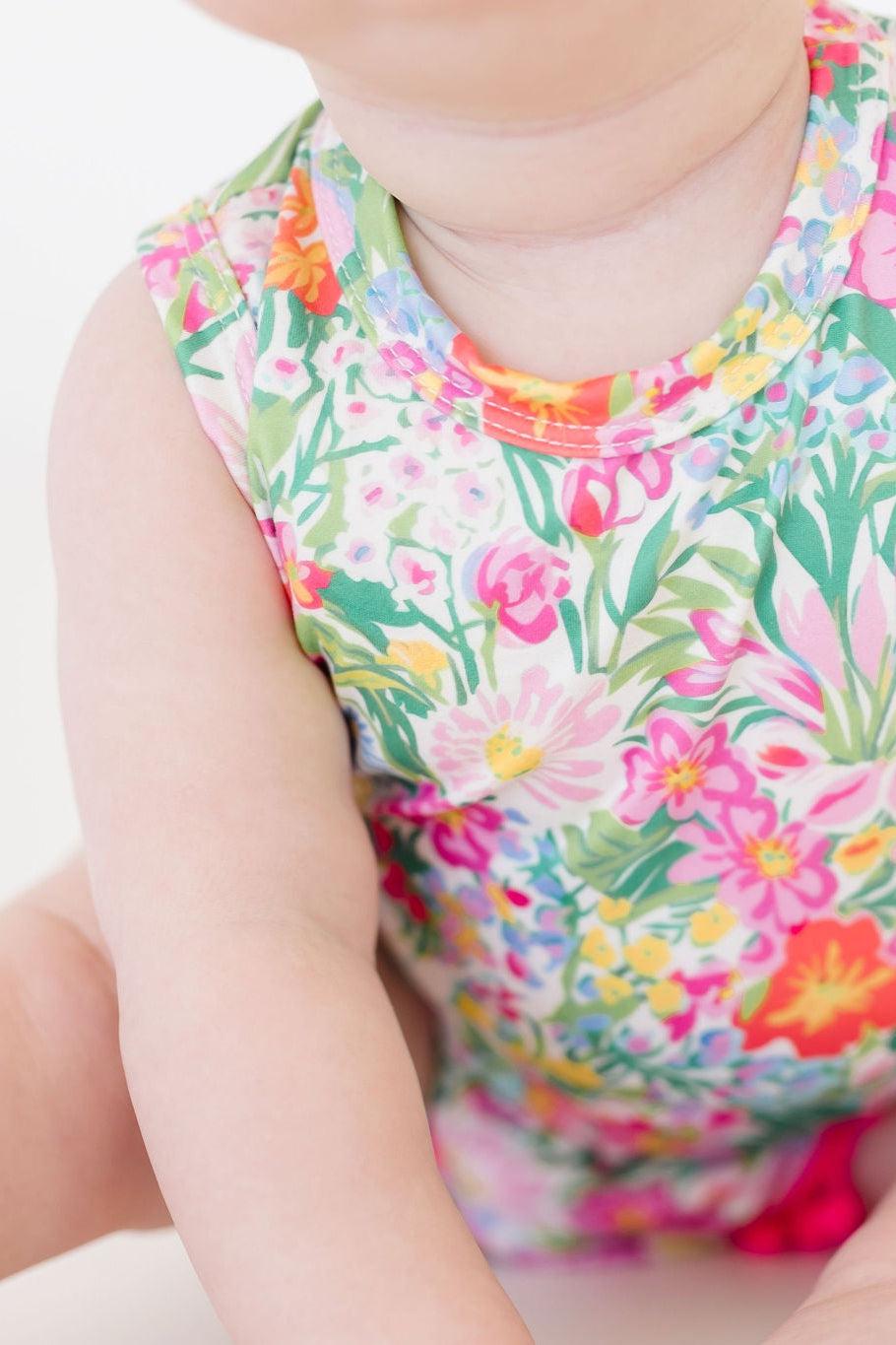 Preppy Petals Pom Pom Romper Mila & Rose ®