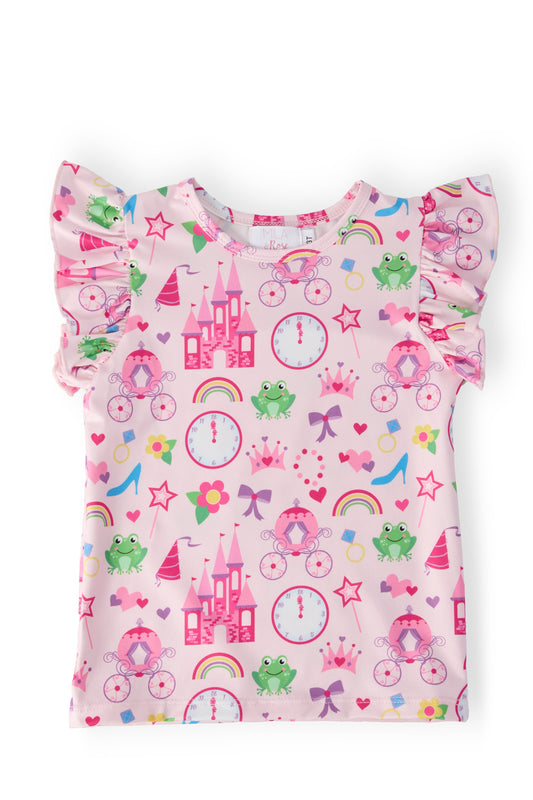 Princess & the Froggie S/S Ruffle Tee Mila & Rose ®