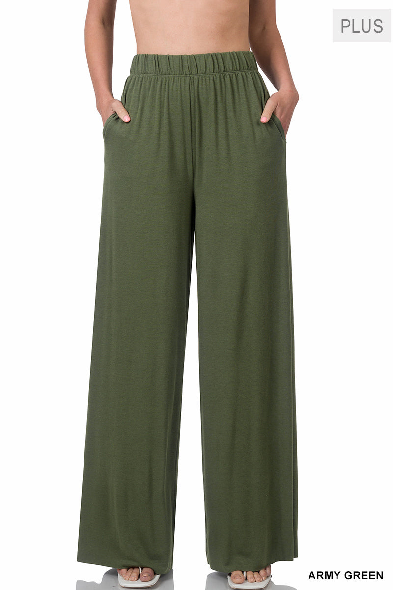 Everyday Comfort Wide Leg Pants