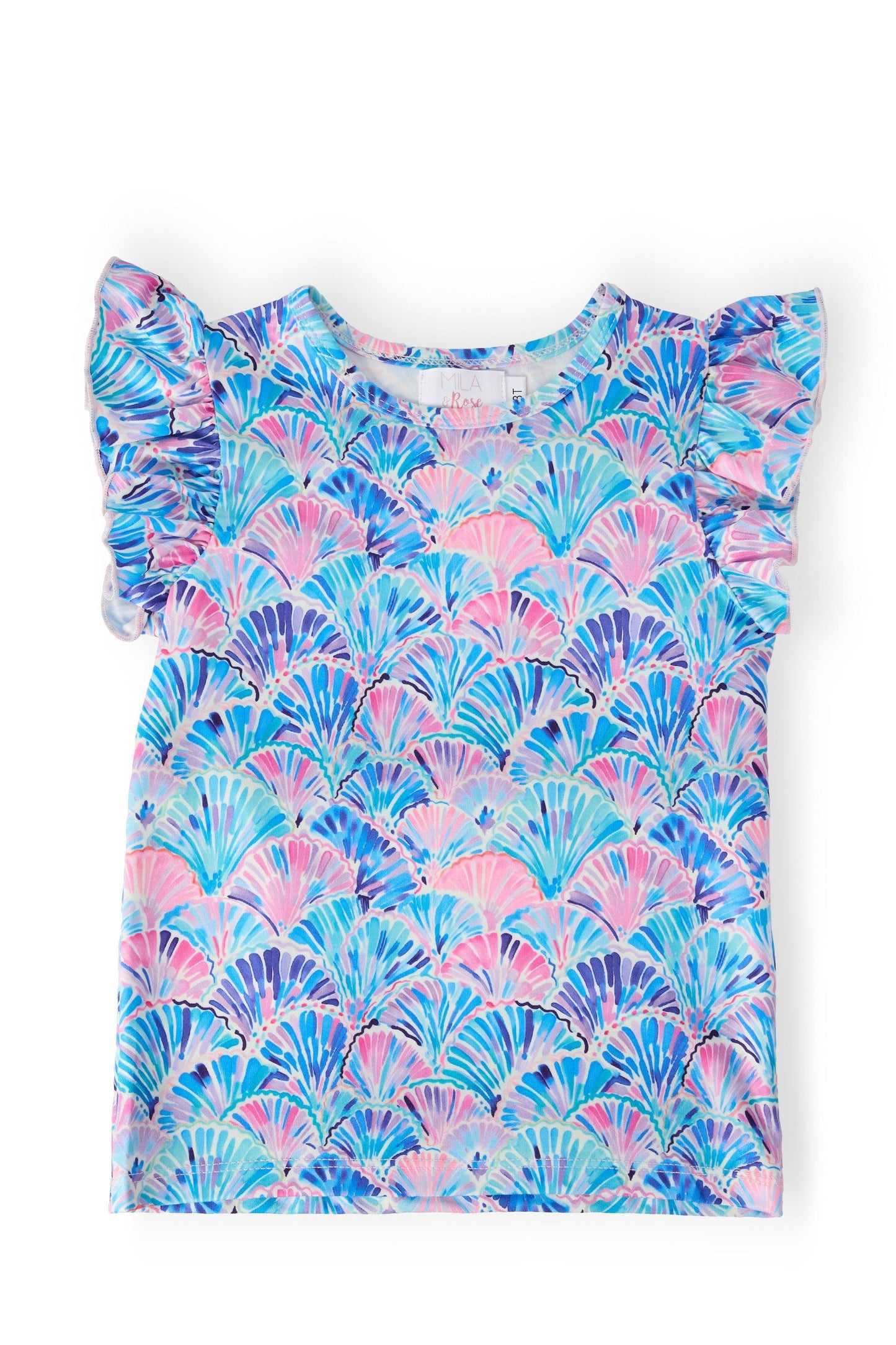 Seaside Shells S/S Ruffle Tee Mila & Rose ®