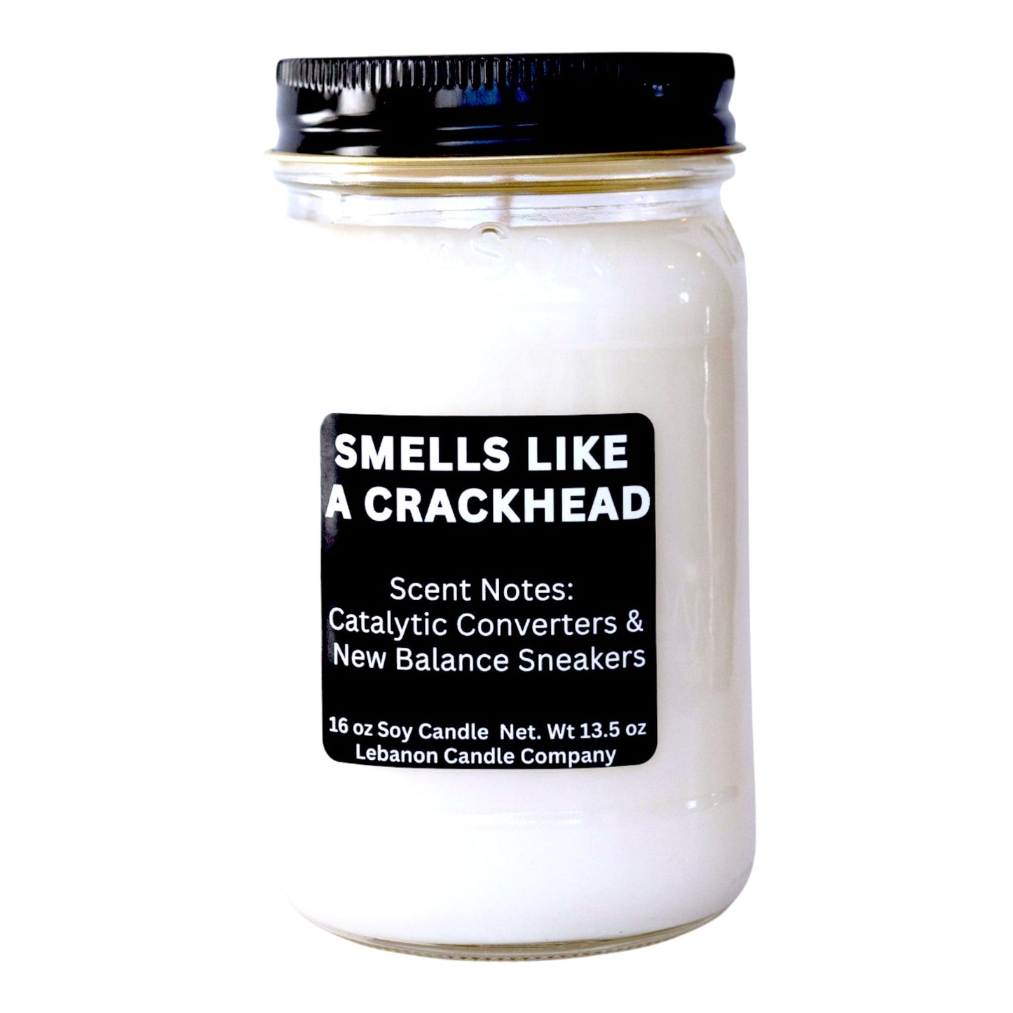 Smells Like a Crackhead Funny Candle
