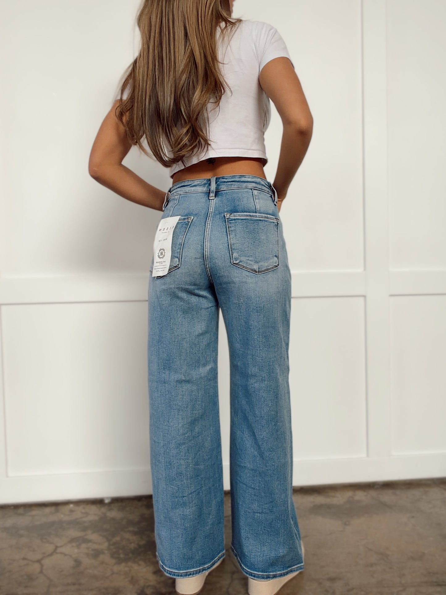 Chloe High Waisted Wide Leg Jeans Willow Boutique