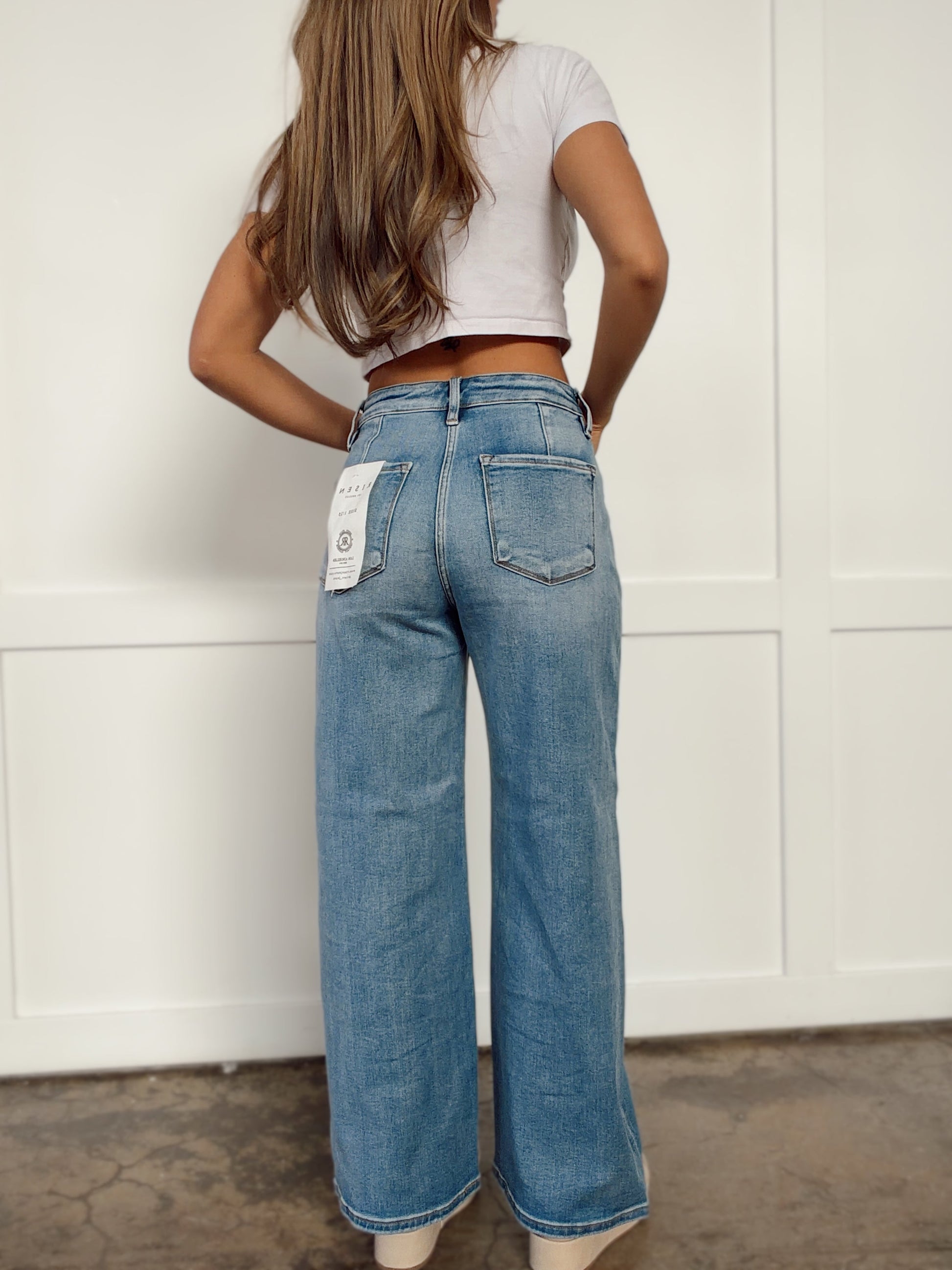 Chloe High Waisted Wide Leg Jeans Willow Boutique
