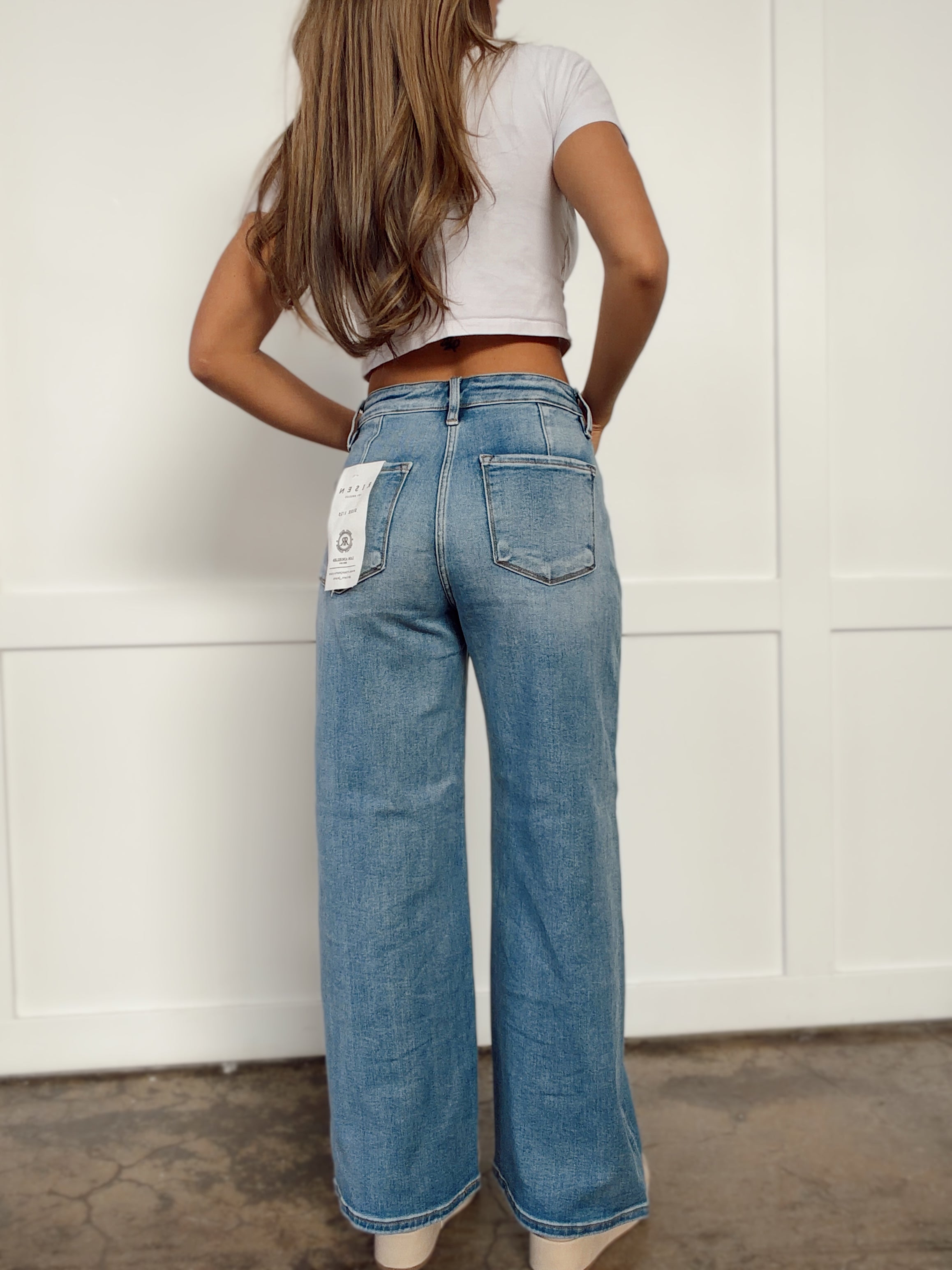 Chloe High Waisted Wide Leg Jeans