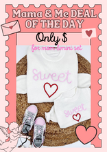 Load image into Gallery viewer, RTS: Mommy and Me Valentine&#39;s Sweetheart Sweater!
