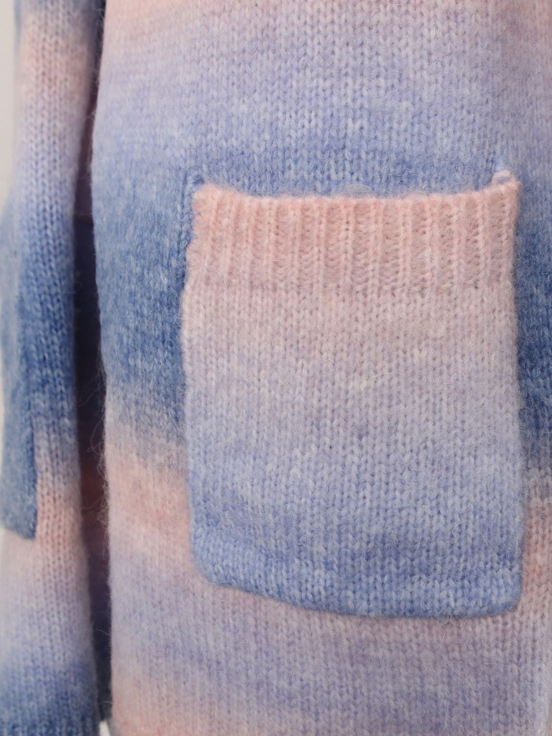 Angel Wings Full Size Pocketed Open Front Gradient Cardigan Creative Chaos Boutique