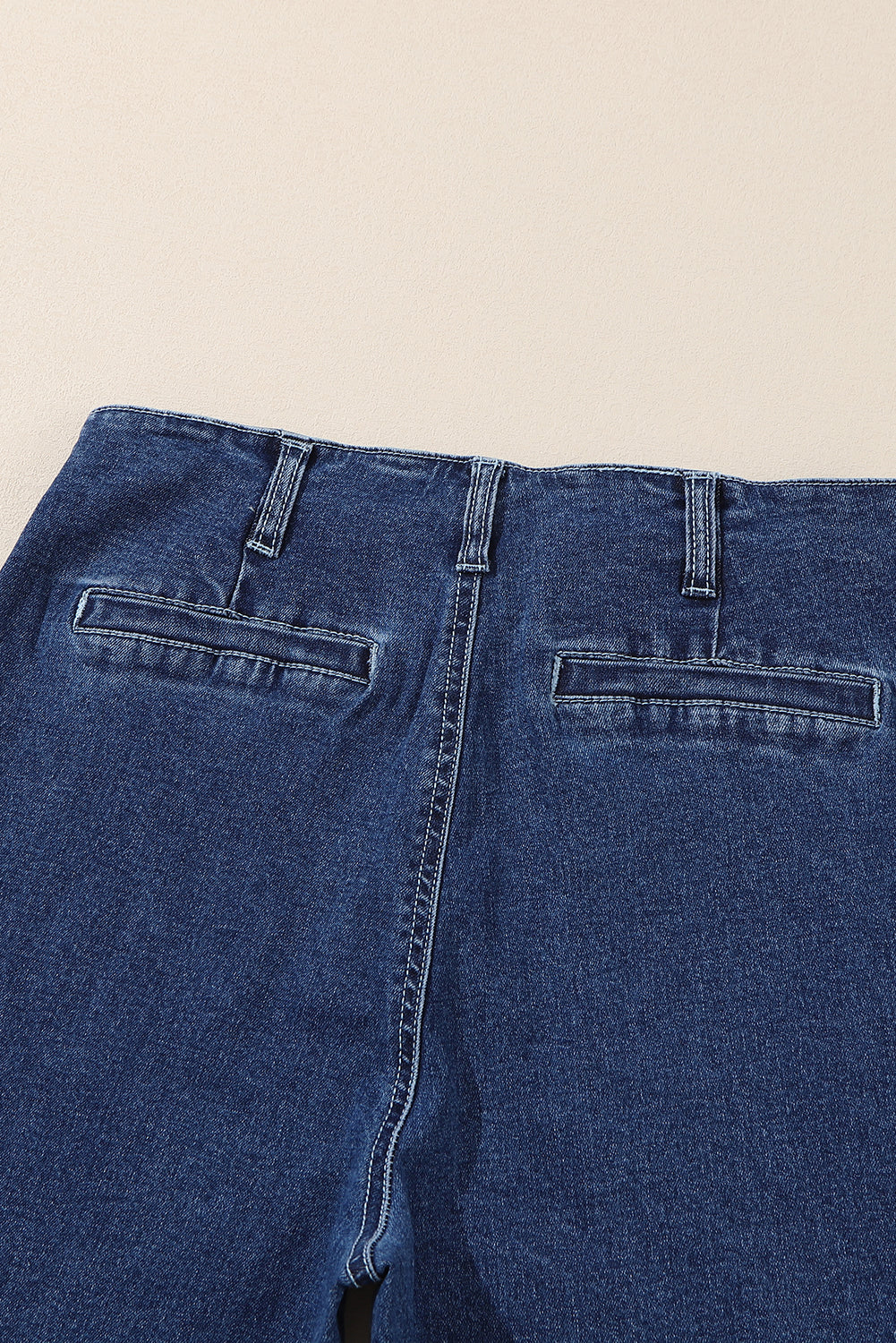 Mckinley Wide Leg Cropped Jeans Threaded Pear