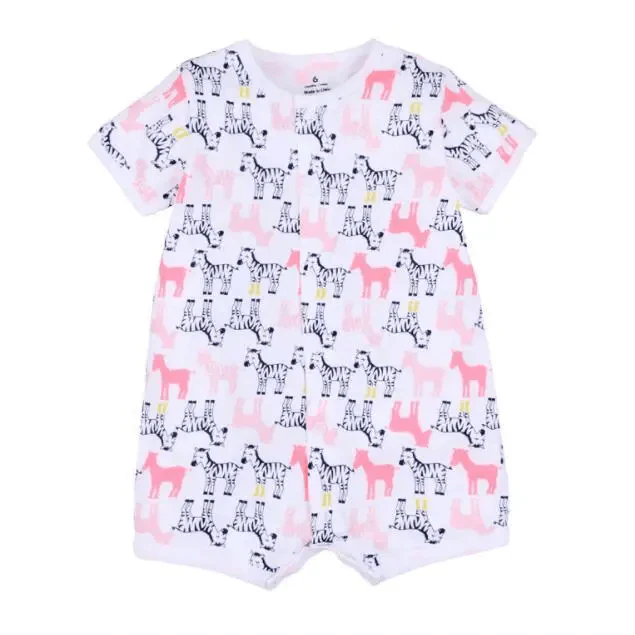 Baby Girl Clothes One-Piece Jumpsuits Baby Clothing Cotton Short Romper Infant Girl Clothes Stevvex