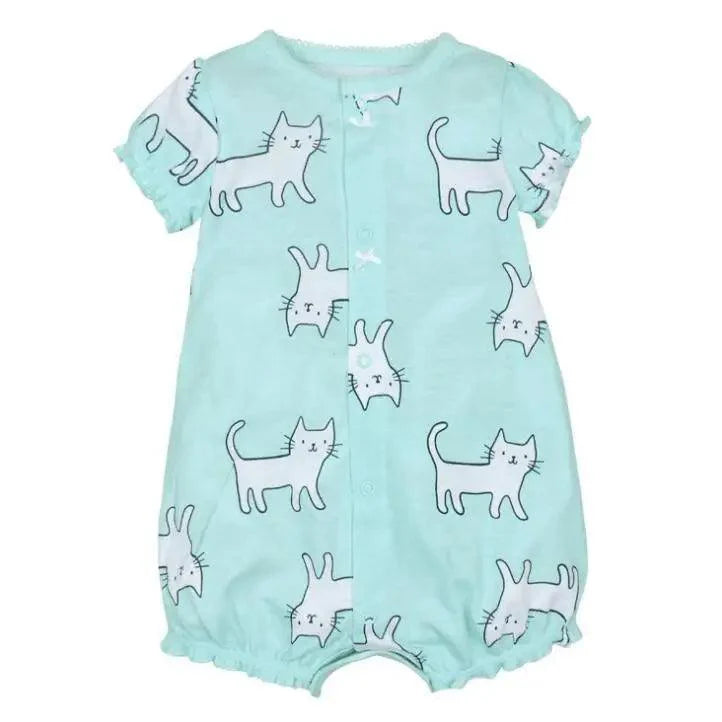 Baby Girl Clothes One-Piece Jumpsuits Baby Clothing Cotton Short Romper Infant Girl Clothes Stevvex