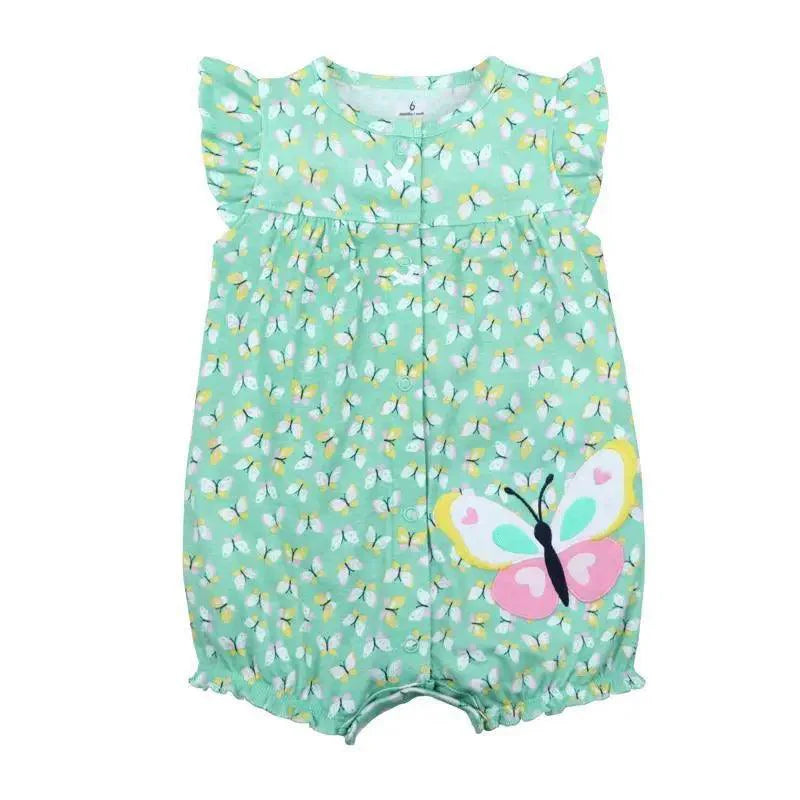 Baby Girl Clothes One-Piece Jumpsuits Baby Clothing Cotton Short Romper Infant Girl Clothes Stevvex