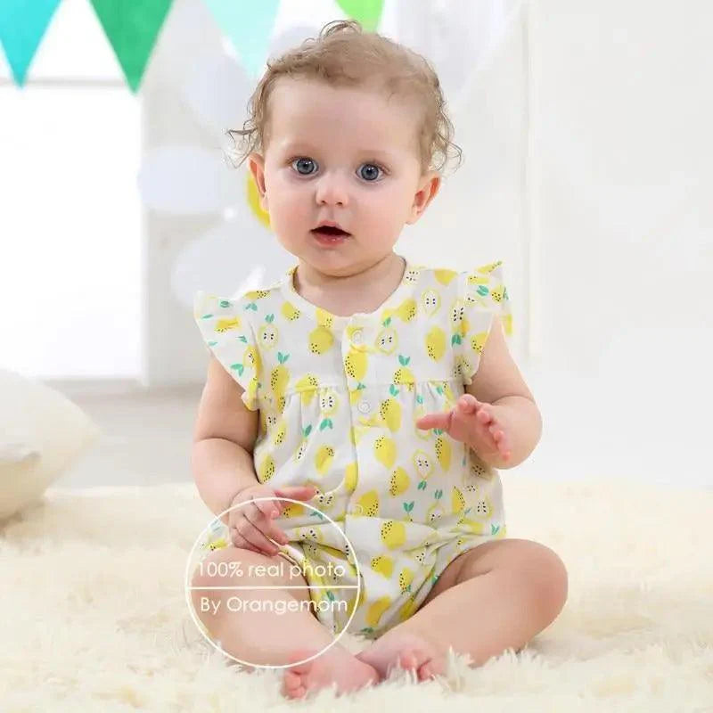 Baby Girl Clothes One-Piece Jumpsuits Baby Clothing Cotton Short Romper Infant Girl Clothes Stevvex