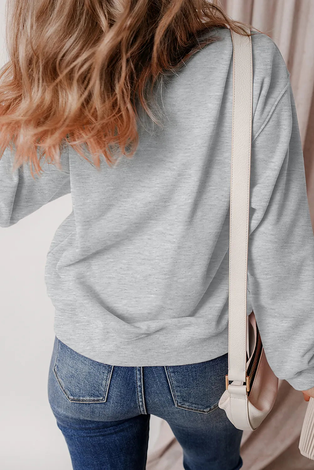Ghost Round Neck Long Sleeve Sweatshirt Creative Chaos Boutique