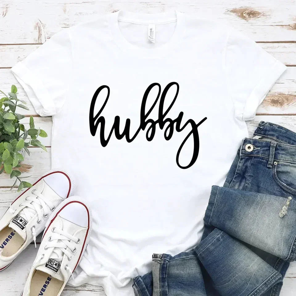 Hubby & Wifey Couple T-shirt