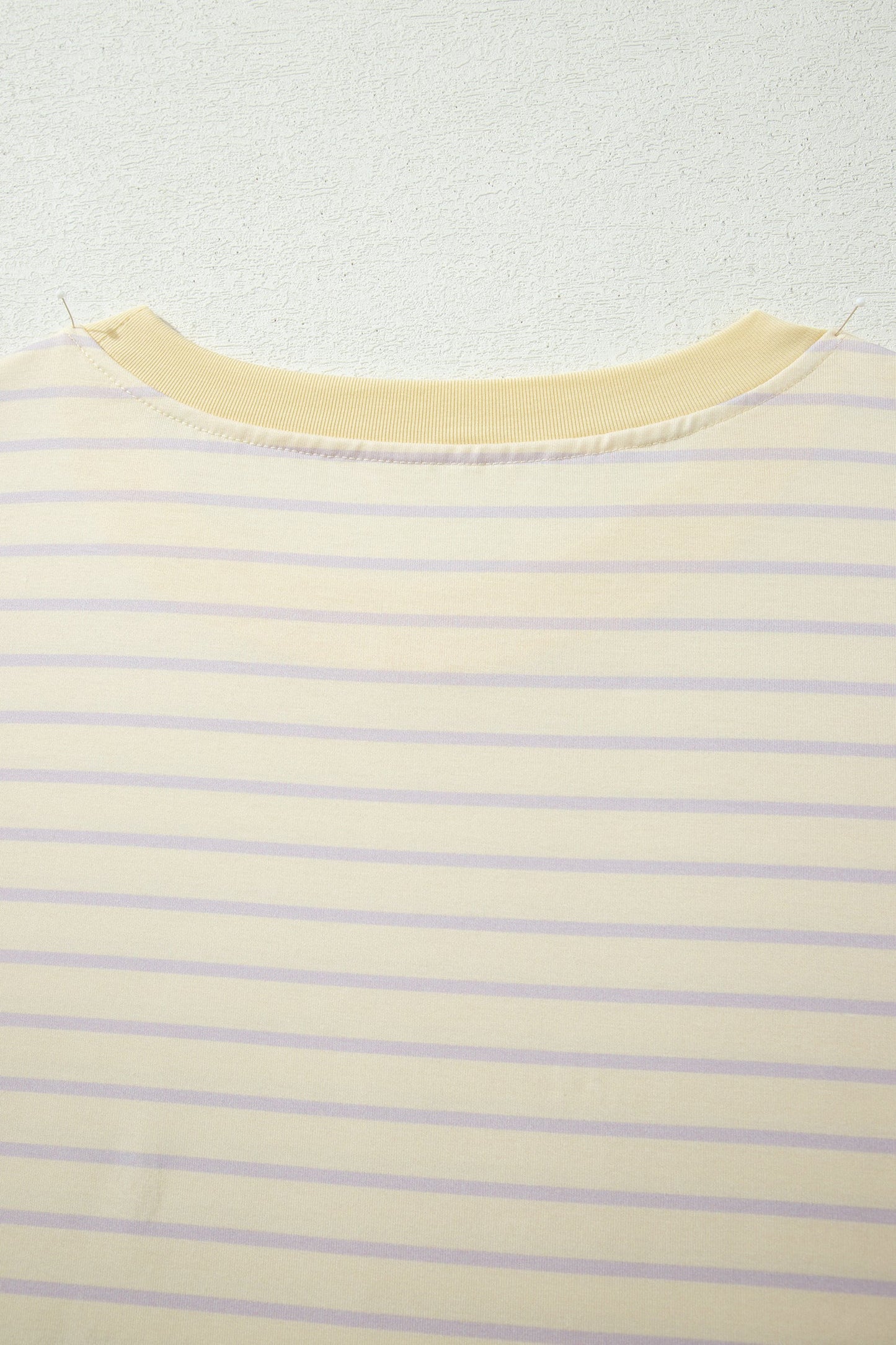 Yellow Stripe Relaxed Tee Drawstring Shorts 2pcs Outfit Unique Oils