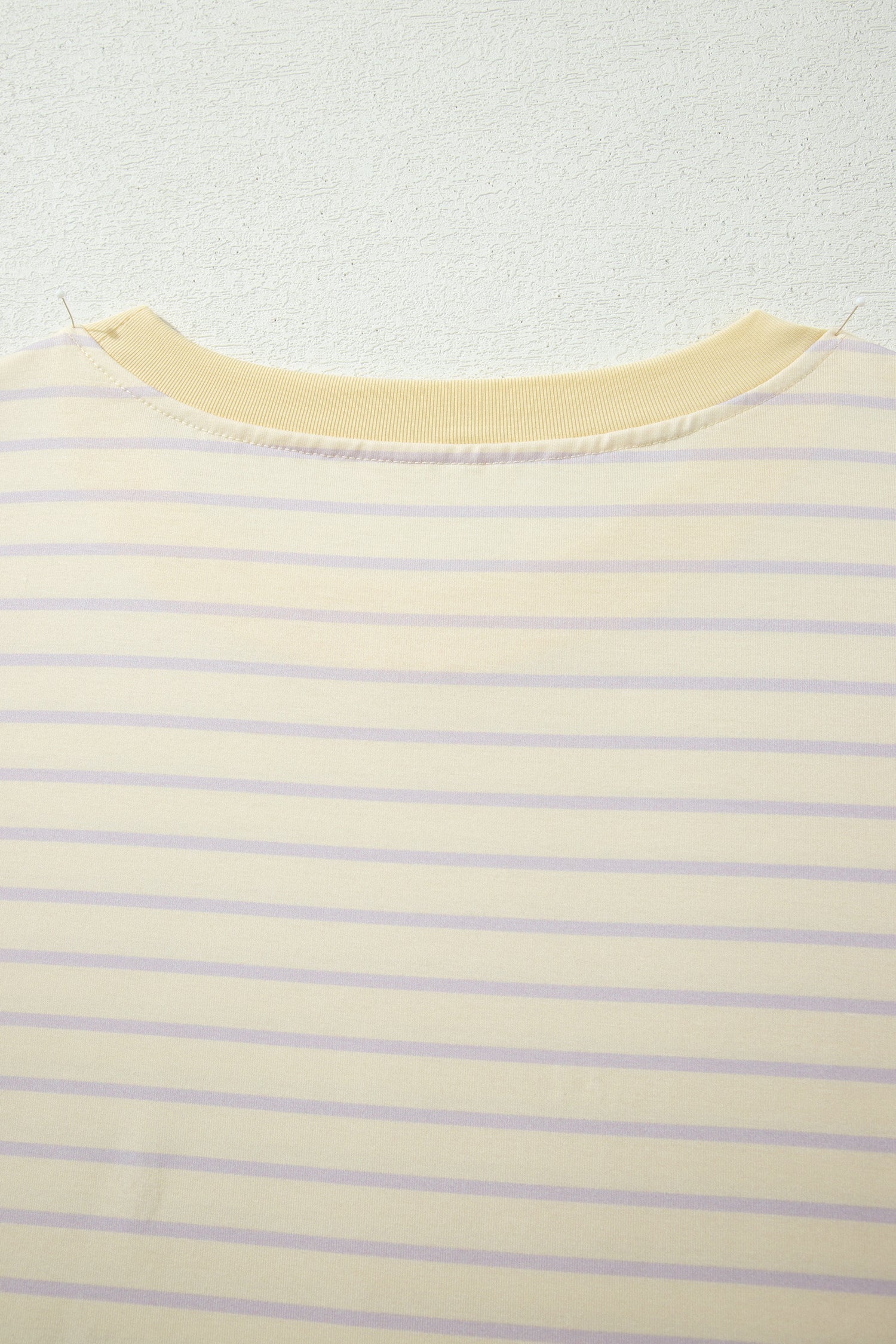 Yellow Stripe Relaxed Tee Drawstring Shorts 2pcs Outfit Unique Oils