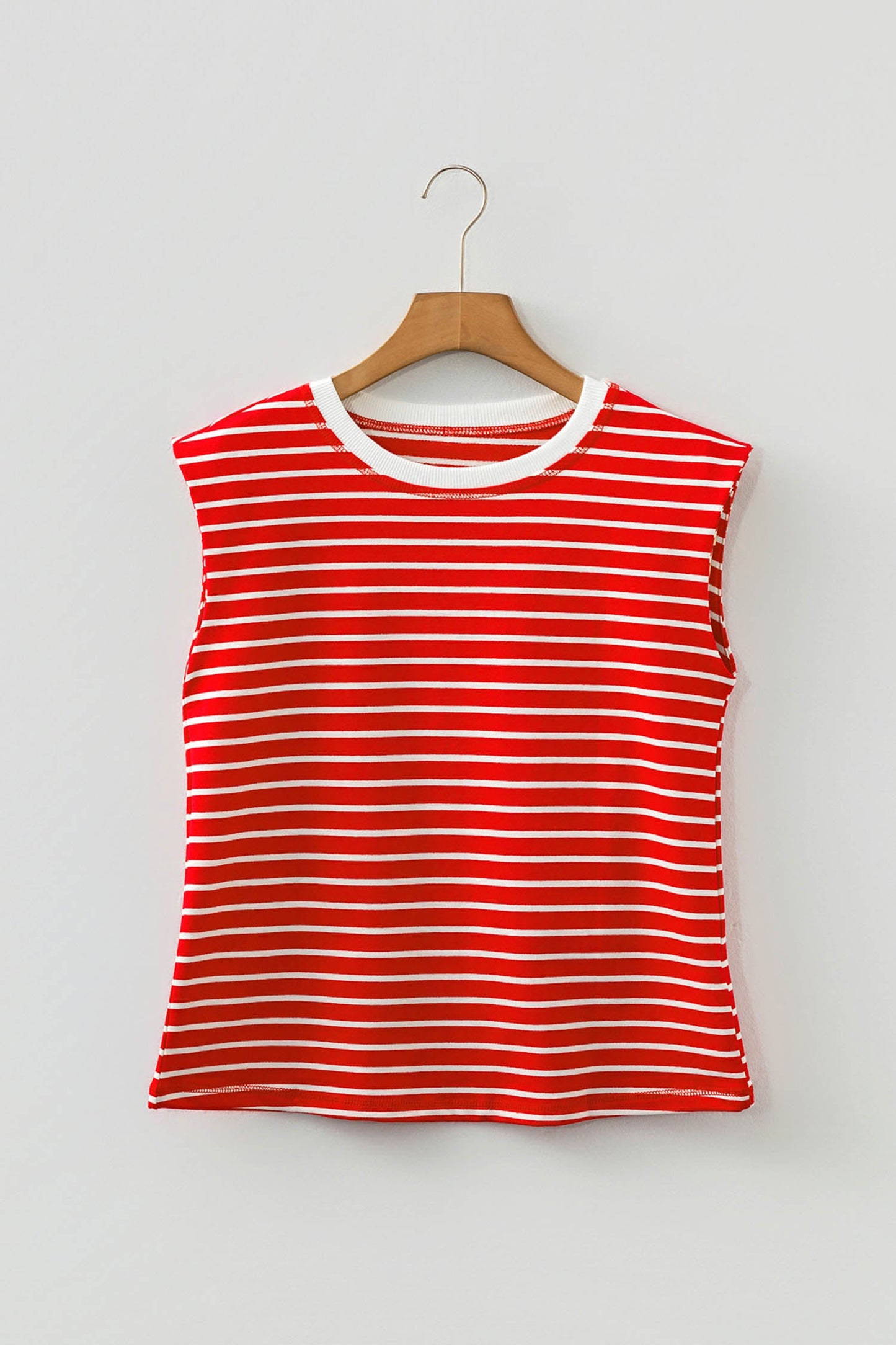 Ivy Trim Loose Tank Top Threaded Pear