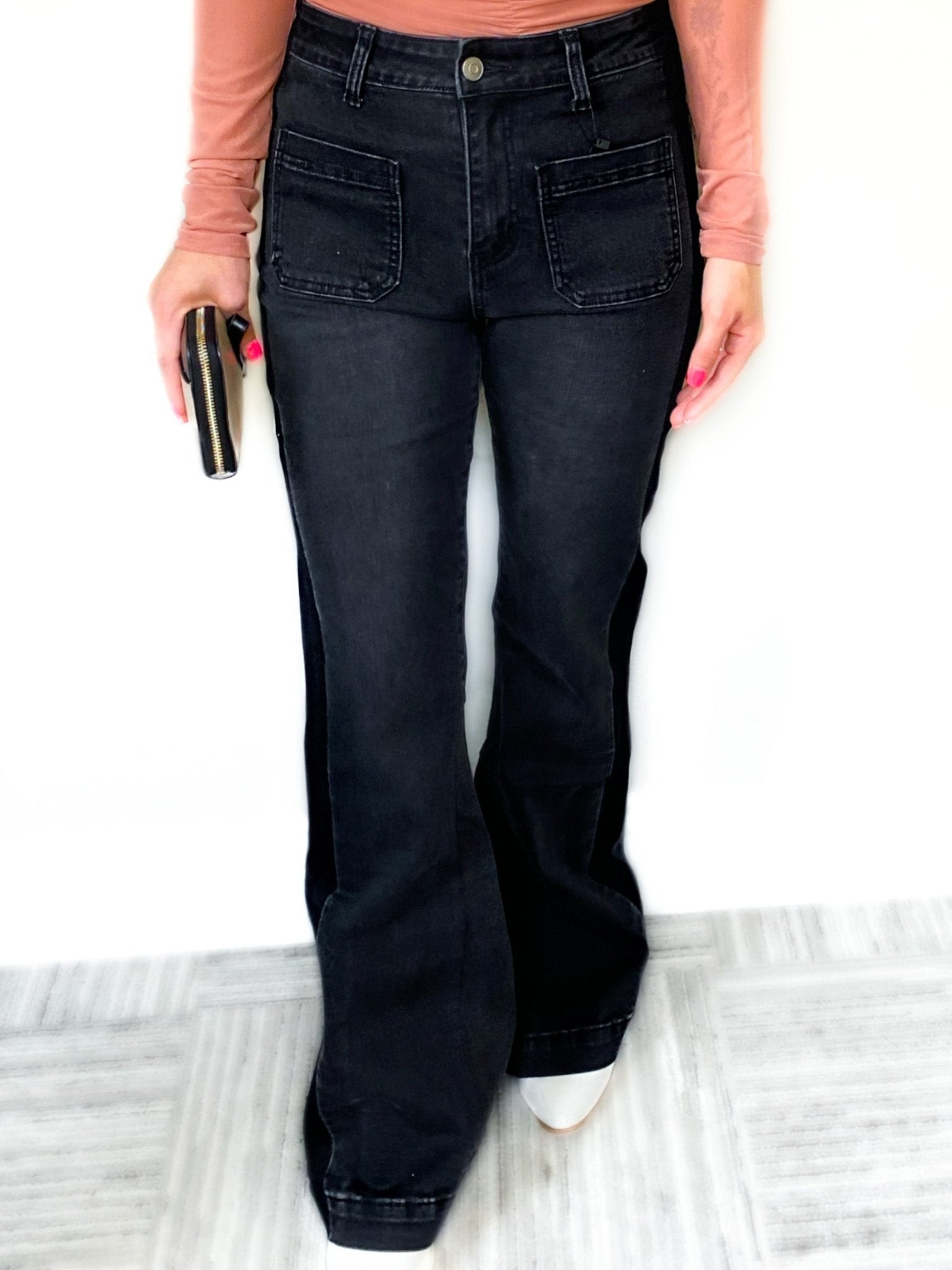 Dakota Demi-Bell Denim Girl Code Couture