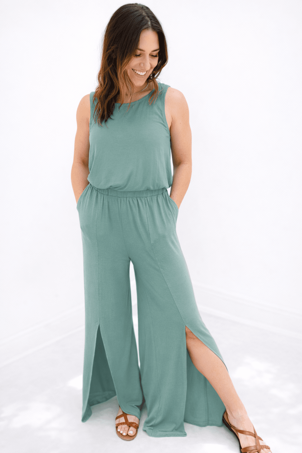 Dixie Double Splice Slouchy Jumpsuit Girl Code Couture