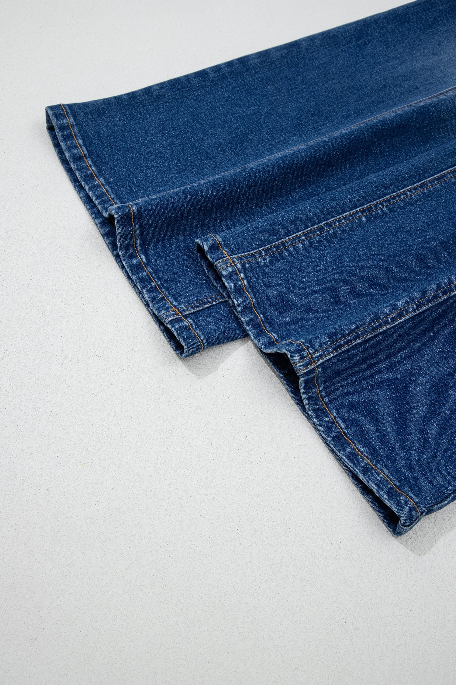 Yusra Seam Detail Shift Jeans Threaded Pear