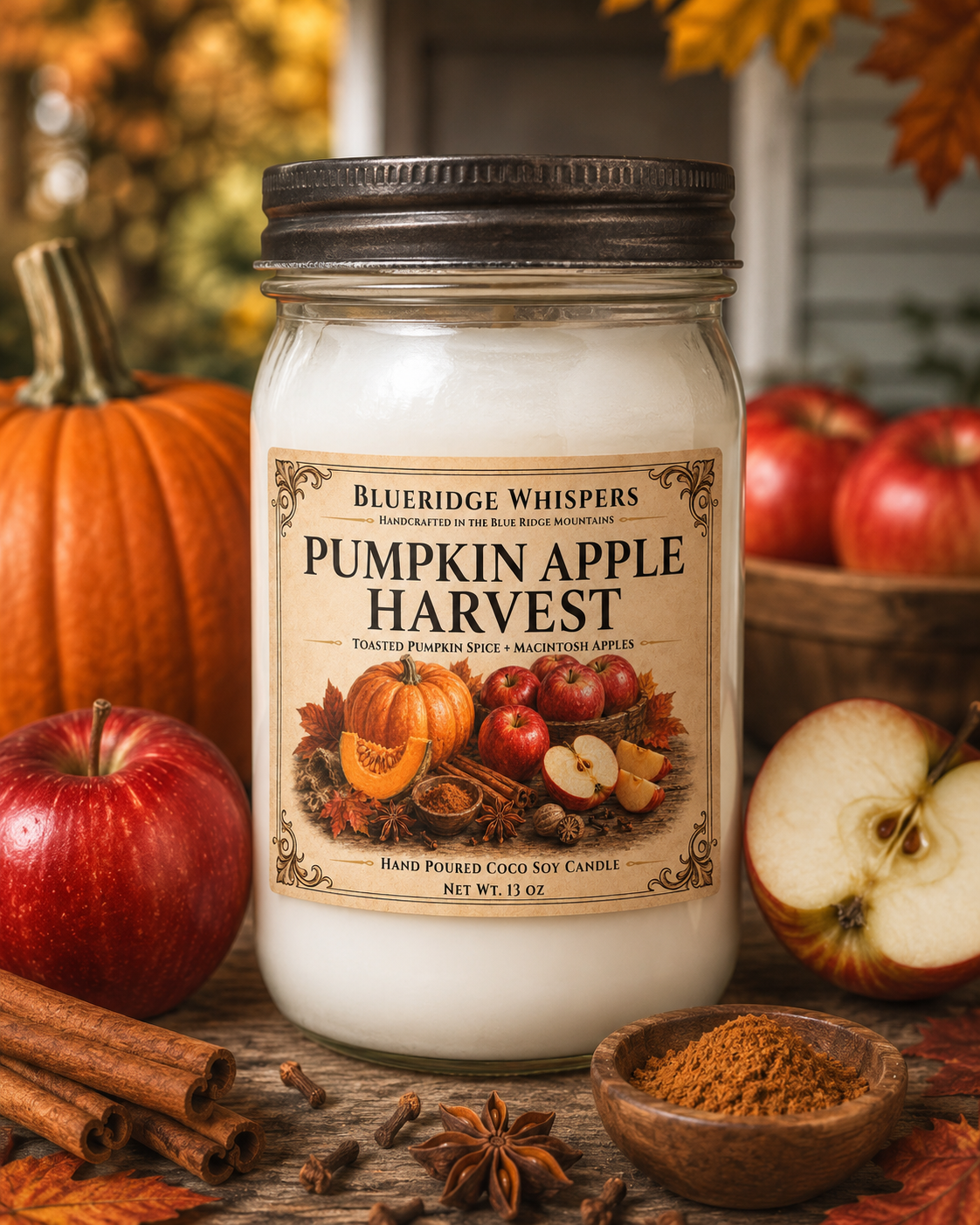 Pumpkin Apple Harvest – Fall Coco-Soy Candle
