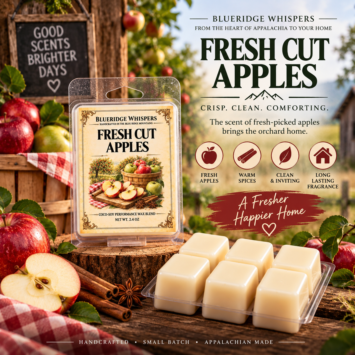 Fresh Cut Apple Scented Wax Melts
