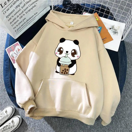Hoody Little Print Hoodie Streetwear Cute Winter Clothes Women's Oversized Loose Sweatshirts Women Hoodies for Women Cute Fashion Sweatshirts Hoodie for Teen Oversized Hoodie Stevvex
